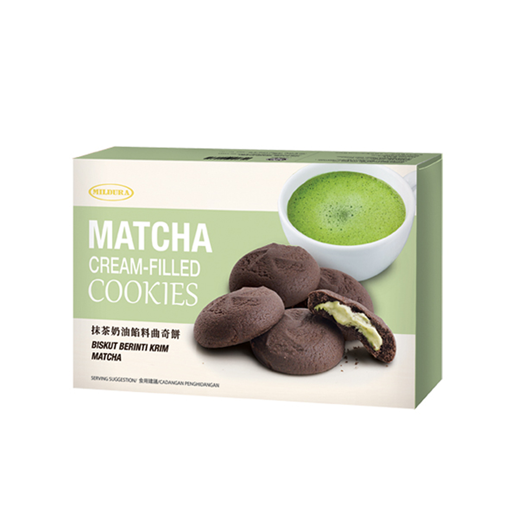 Mildura Matcha Cream-Filled Cookies