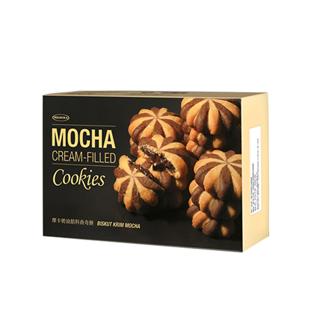 Mildura Mocha Cream-Filled Cookies
