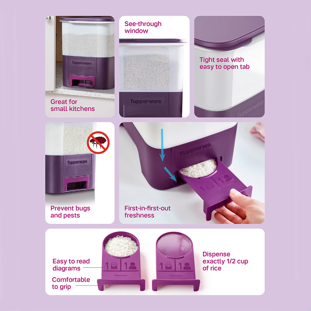 Tupperware Rice Smart 5 kg - Image 2
