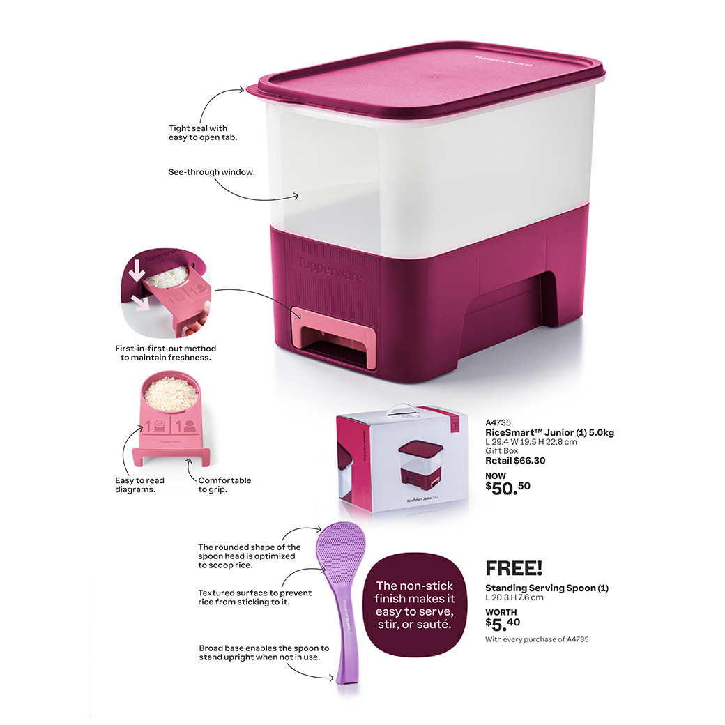 Tupperware Rice Smart 5 kg - Image 3